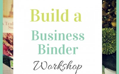 Upcoming Local Class Build a Vision Binder