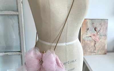 Soft Pink Vintage Beaded Purse